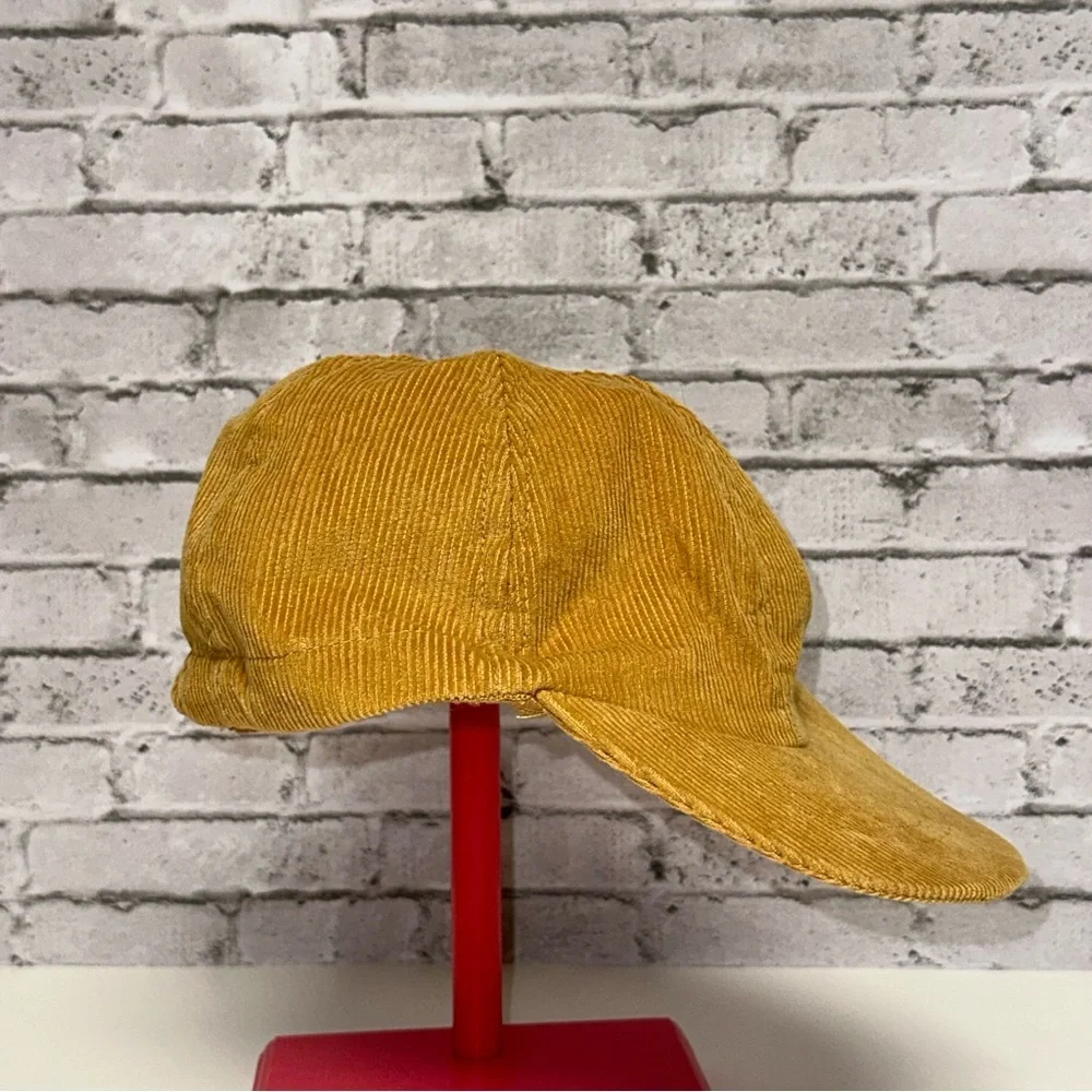 Toddler Corduroy Brown Tan 3T Cotton Hat Cap Boy